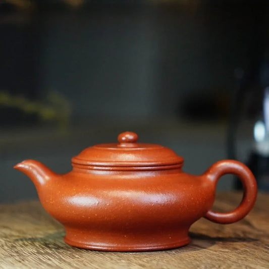 Teko Yixing Zisha Buatan Tangan Sepenuhnya [Xu Bian Pot] (Jiang Po Ni - 210ml)