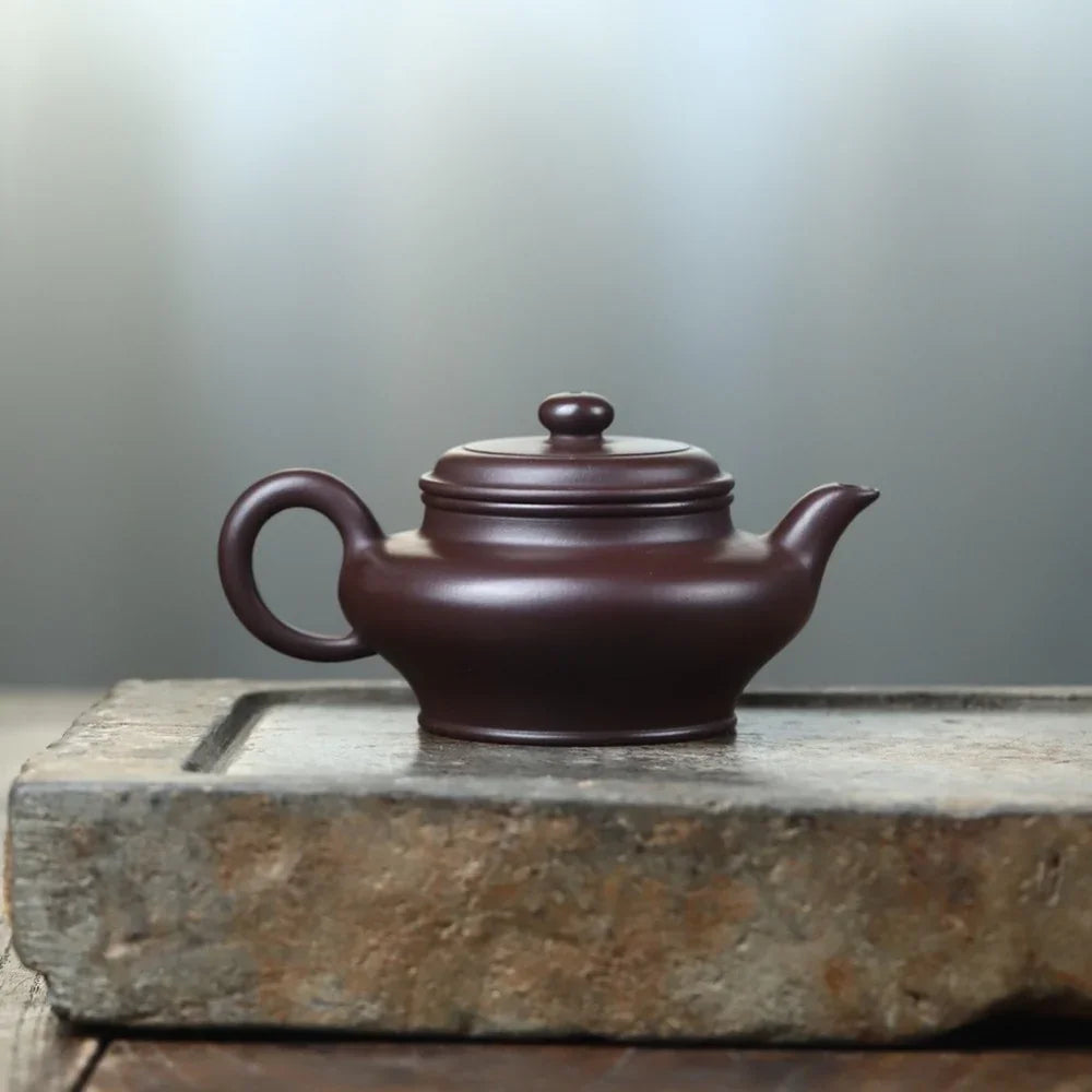 Teko Zisha Yixing Buatan Tangan Sepenuhnya [Xu Bian Pot] ( Lao Zi Ni - 190ml)