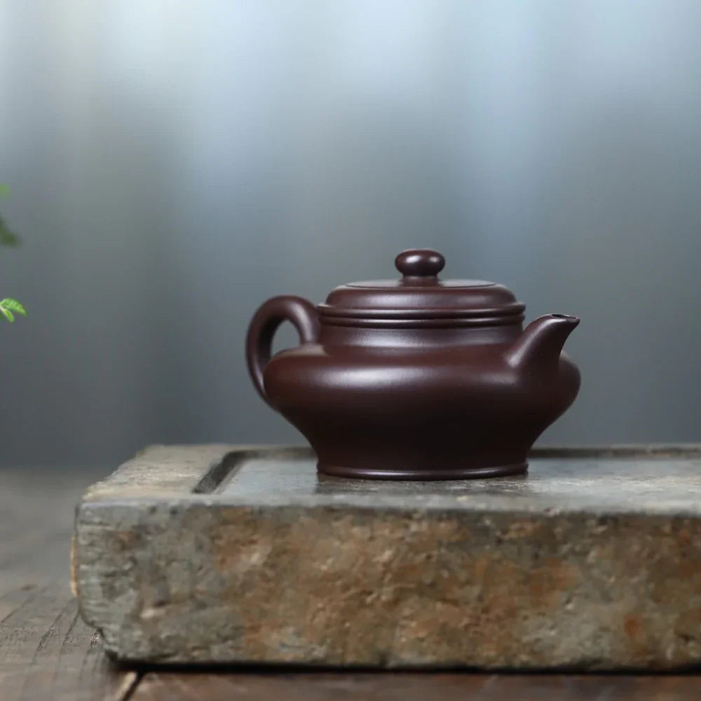 Teko Zisha Yixing Buatan Tangan Sepenuhnya [Xu Bian Pot] ( Lao Zi Ni - 190ml)