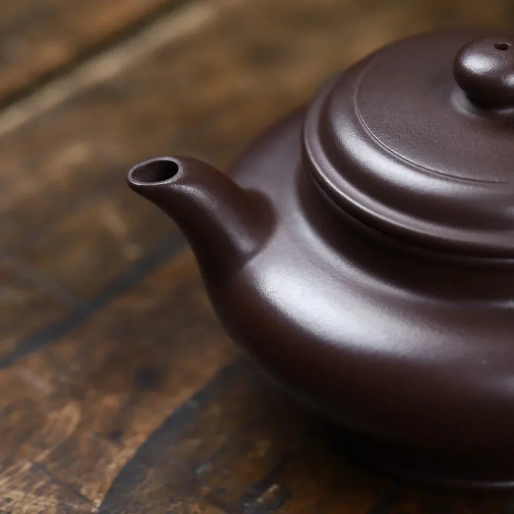 Teko Zisha Yixing Buatan Tangan Sepenuhnya [Xu Bian Pot] ( Lao Zi Ni - 190ml)