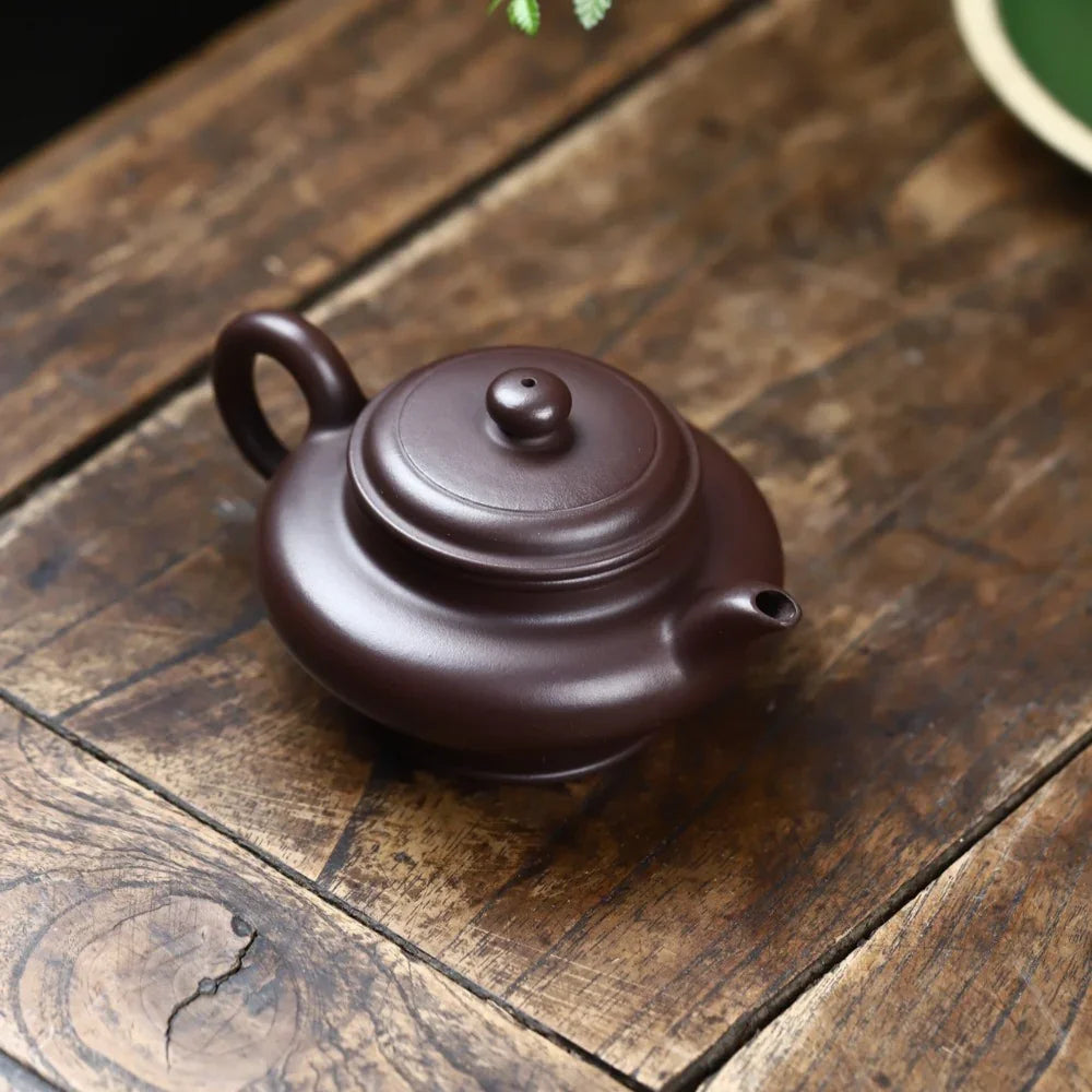 Teko Zisha Yixing Buatan Tangan Sepenuhnya [Xu Bian Pot] ( Lao Zi Ni - 190ml)