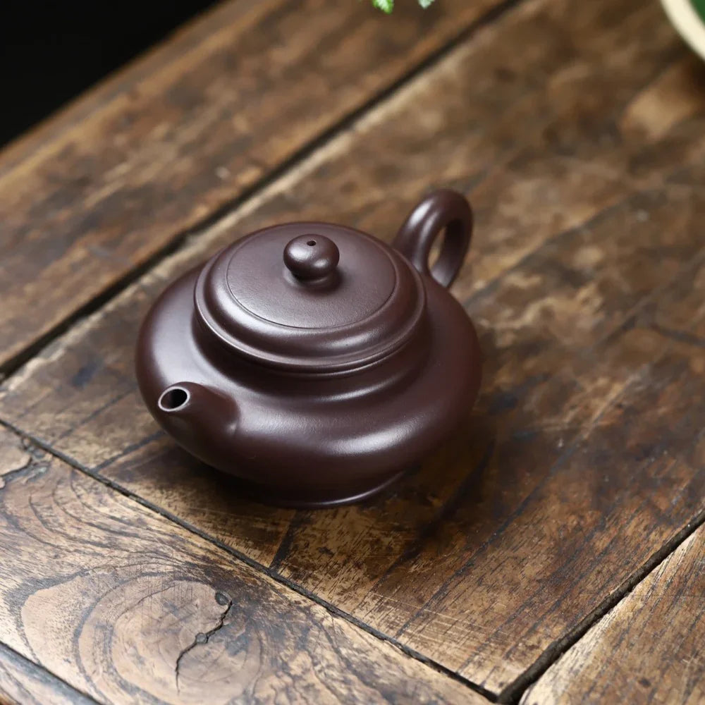 Teko Zisha Yixing Buatan Tangan Sepenuhnya [Xu Bian Pot] ( Lao Zi Ni - 190ml)