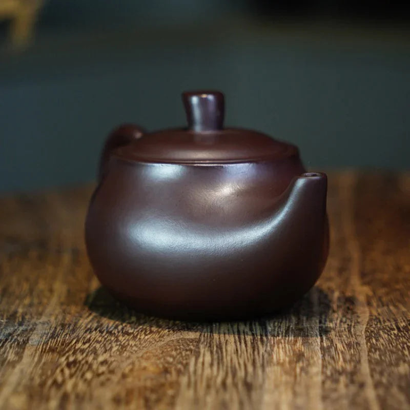 Teko Yixing Zisha Buatan Tangan Sepenuhnya [Periuk Yandou] (Lao Zi Ni - 180ml)