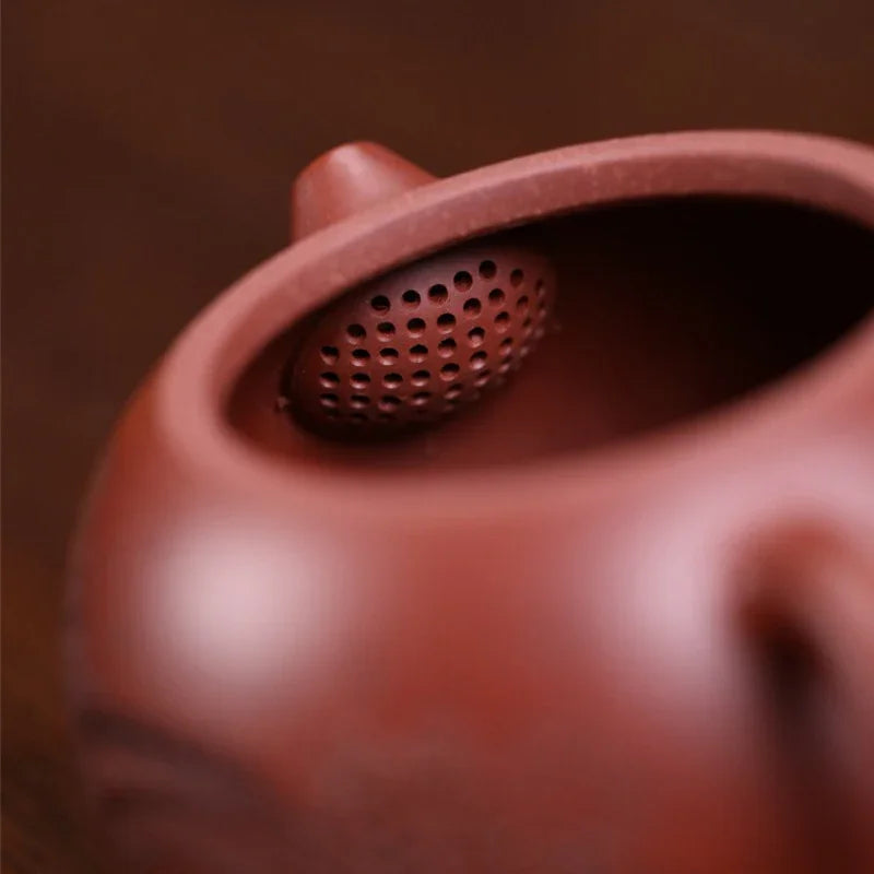 Teko Zisha Yixing Buatan Tangan Sepenuhnya [Yi Jiangnan Xishi Pot] (Dahongpao - 200ml)