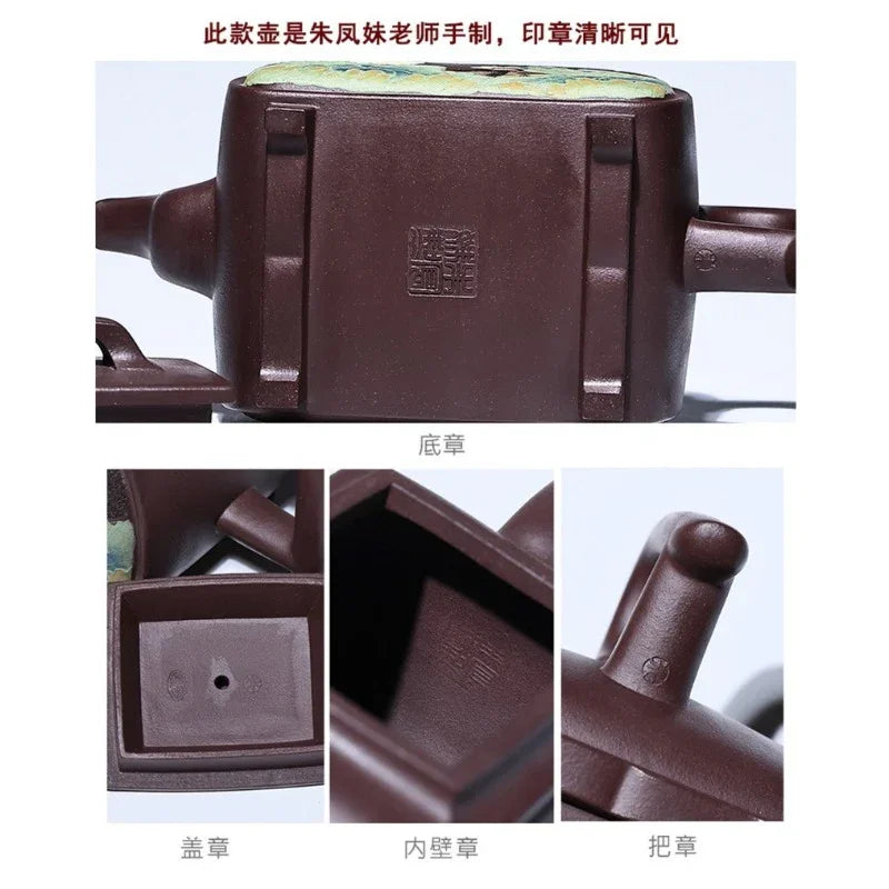 Teko Zisha Yixing Buatan Tangan Sepenuhnya [Yi Mai Xiang Cheng] (Tian Qing Zi Ni - 520ml)