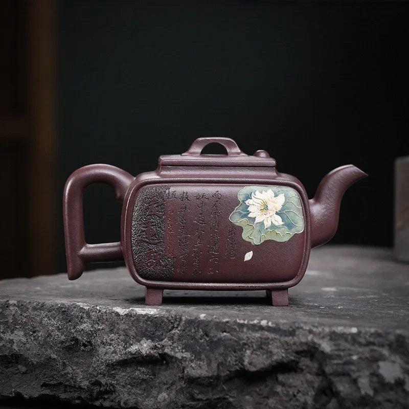 Teko Zisha Yixing Buatan Tangan Sepenuhnya [Yi Mai Xiang Cheng] (Tian Qing Zi Ni - 520ml)
