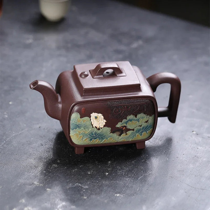 Teko Zisha Yixing Buatan Tangan Sepenuhnya [Yi Mai Xiang Cheng] (Tian Qing Zi Ni - 520ml)
