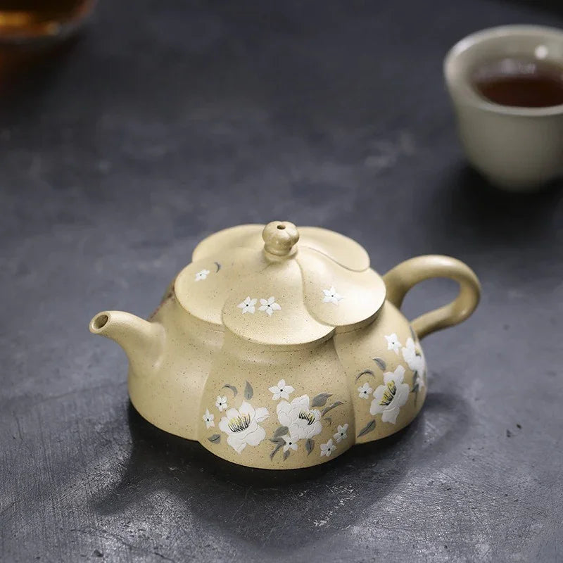 Teko Yixing Zisha Buatan Tangan Sepenuhnya [Yin Cui] (Bensan Lu Ni - 120ml)