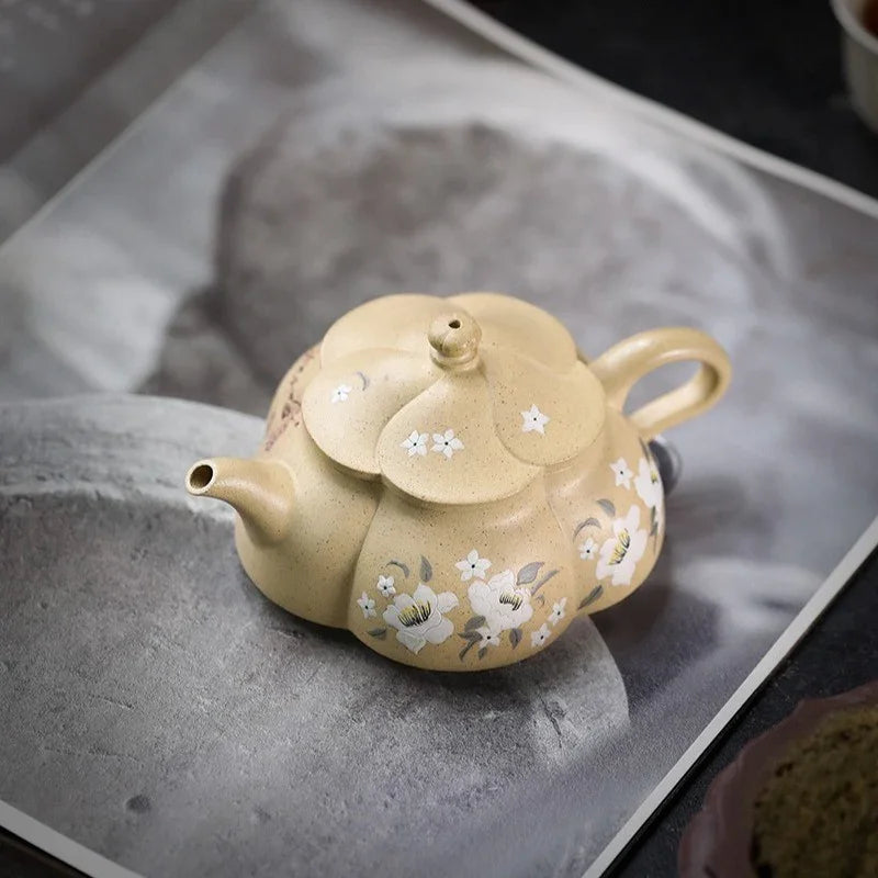 Teko Yixing Zisha Buatan Tangan Sepenuhnya [Yin Cui] (Bensan Lu Ni - 120ml)
