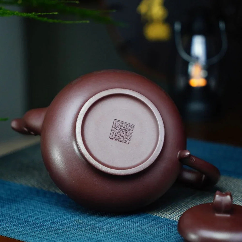 Teko Zisha Yixing Buatan Tangan Sepenuhnya [Periuk Yinlu] (Di Cao Qing - 510ml)