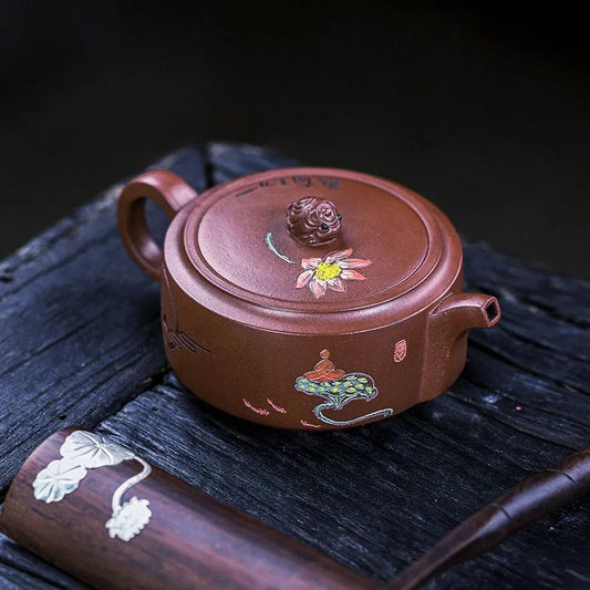 Full Handmade Yixing Zisha Teapot [Yiqie You Wei] (Zi Ni - 250ml) - YIQIN TEA HOUSE | yiqinteahouse.com | 200-300ml, full handmade zisha teapot, new arrival, teapot, teaware