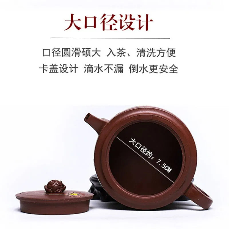 Full Handmade Yixing Zisha Teapot [Yiqie You Wei] (Zi Ni - 250ml) - YIQIN TEA HOUSE | yiqinteahouse.com | 200-300ml, full handmade zisha teapot, new arrival, teapot, teaware