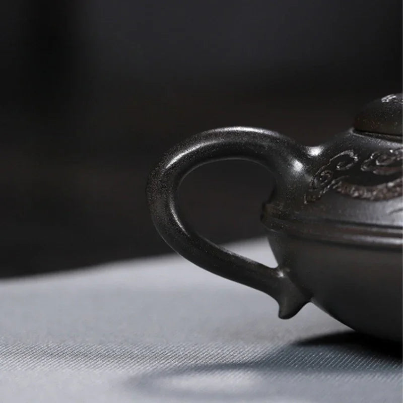 Full Handmade Yixing Zisha Teapot [Yu Yuan] (Tian Qing Ni - 180ml) - YIQIN TEA HOUSE | yiqinteahouse.com | <200ml, full handmade zisha teapot, teapot, teaware