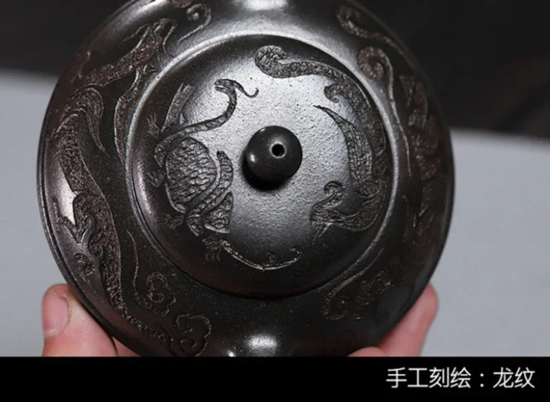 Full Handmade Yixing Zisha Teapot [Yu Yuan] (Tian Qing Ni - 180ml) - YIQIN TEA HOUSE | yiqinteahouse.com | <200ml, full handmade zisha teapot, teapot, teaware