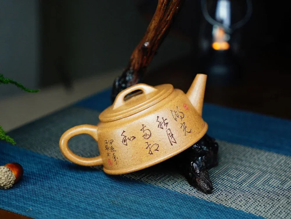 Full Handmade Yixing Zisha Teapot [Yu Zhao Pot] (Wucai Lao Duan Ni - 170ml) - YIQIN TEA HOUSE | yiqinteahouse.com | <200ml, full handmade zisha teapot, teapot, teaware