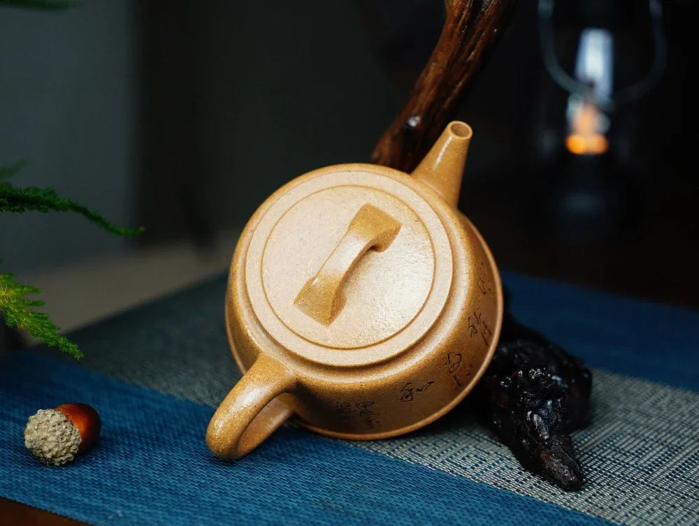 Full Handmade Yixing Zisha Teapot [Yu Zhao Pot] (Wucai Lao Duan Ni - 170ml) - YIQIN TEA HOUSE | yiqinteahouse.com | <200ml, full handmade zisha teapot, teapot, teaware