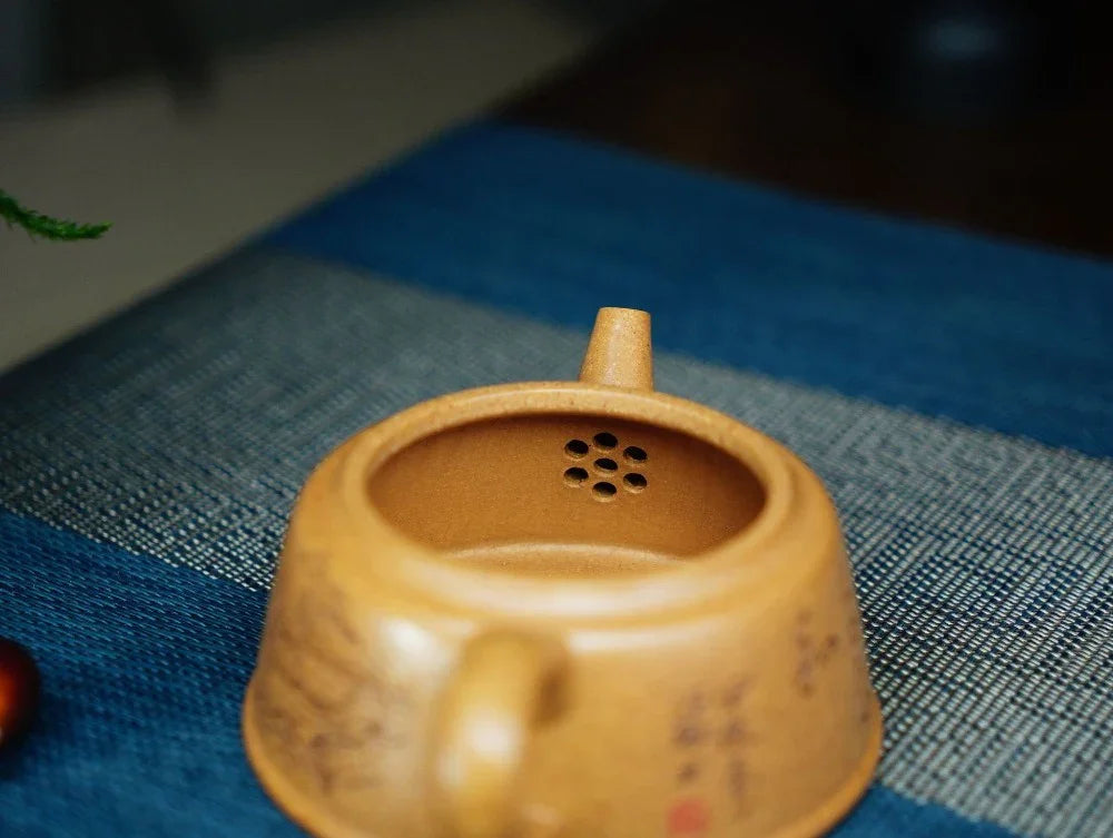 Full Handmade Yixing Zisha Teapot [Yu Zhao Pot] (Wucai Lao Duan Ni - 170ml) - YIQIN TEA HOUSE | yiqinteahouse.com | <200ml, full handmade zisha teapot, teapot, teaware