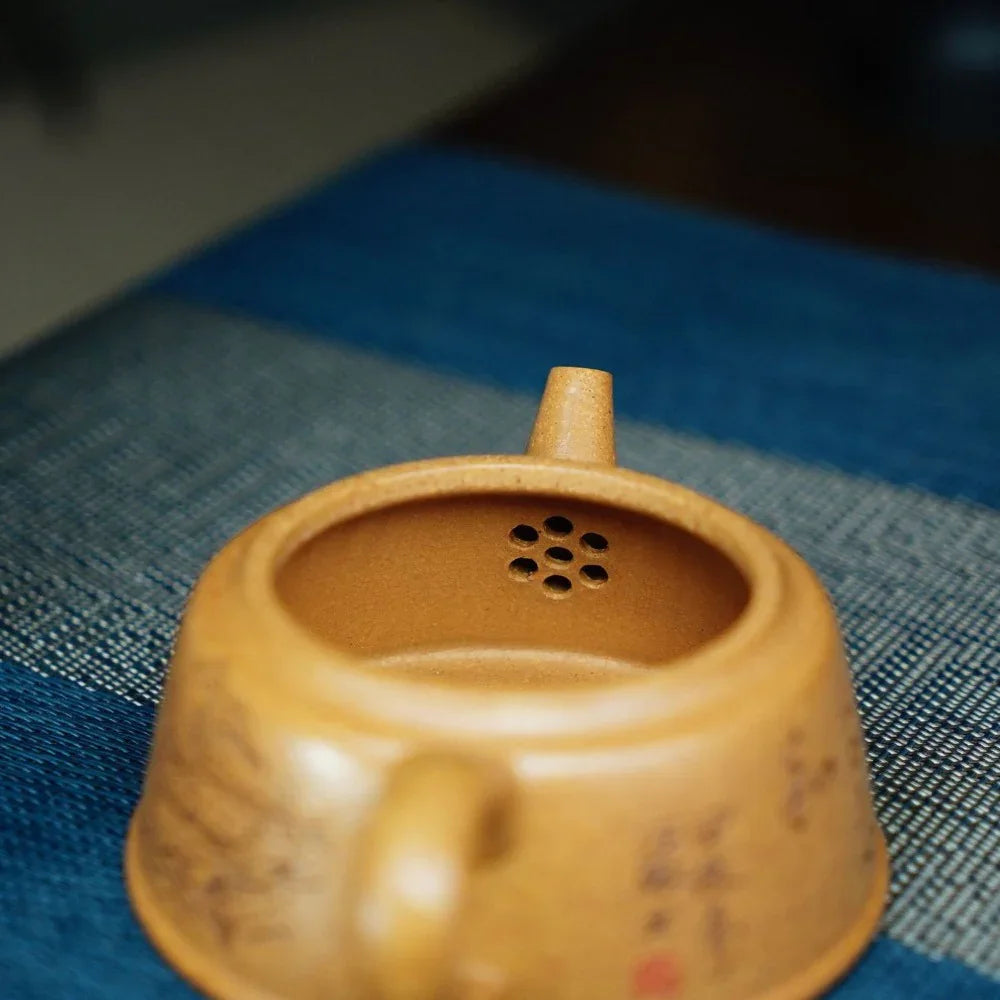 Full Handmade Yixing Zisha Teapot [Yu Zhao Pot] (Wucai Lao Duan Ni - 170ml) - YIQIN TEA HOUSE | yiqinteahouse.com | <200ml, full handmade zisha teapot, teapot, teaware