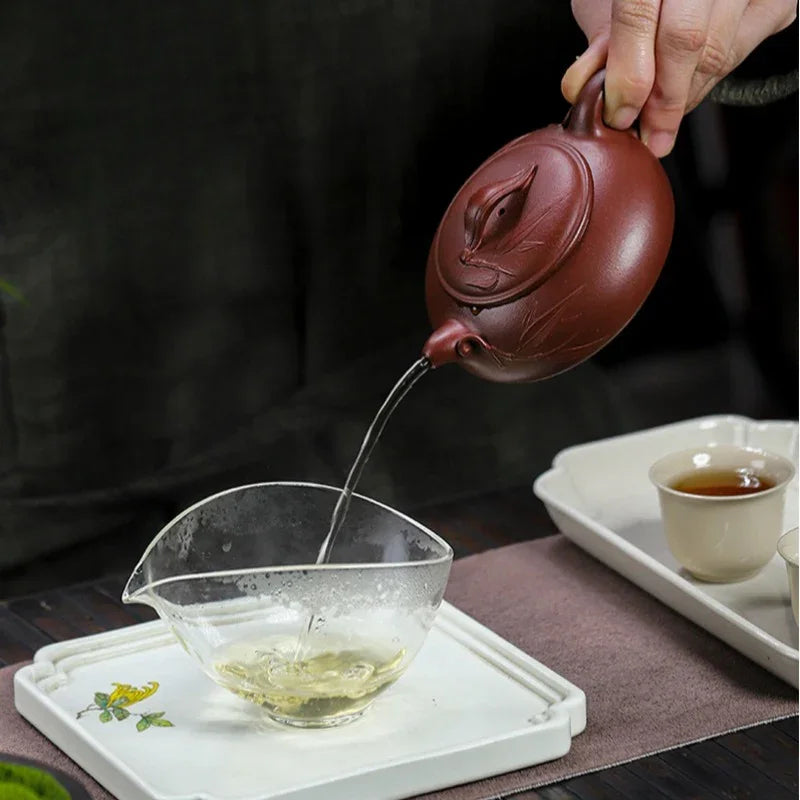 Teko Zisha Yixing Buatan Tangan Sepenuhnya [Yu Zhu] (Hong Pi Long - 140ml)