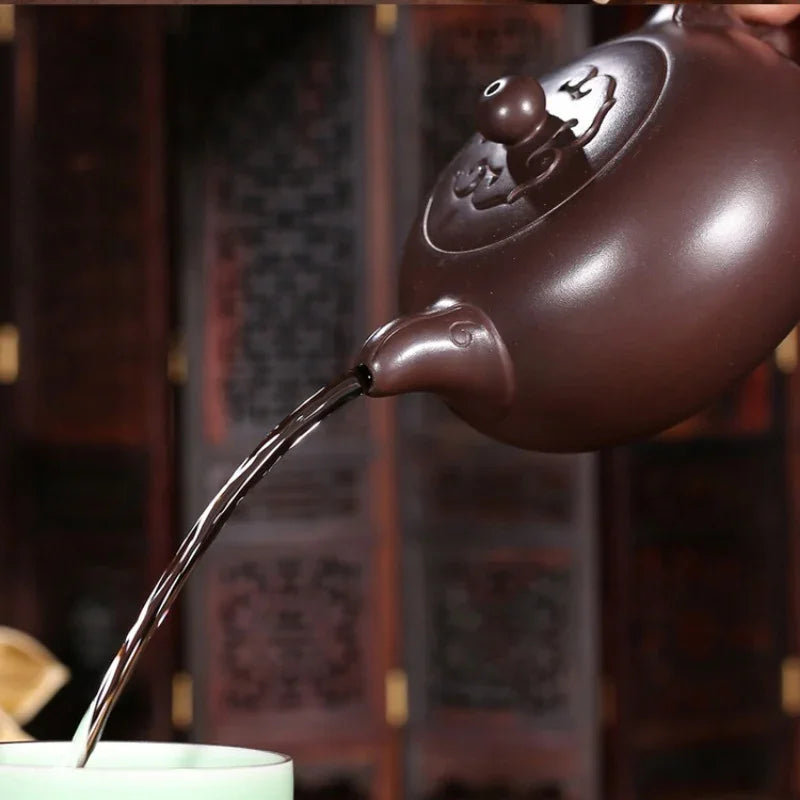 Teko Zisha Yixing Buatan Tangan Sepenuhnya [Yuan Ruyi] (Lao Zi Ni - 160/320ml)
