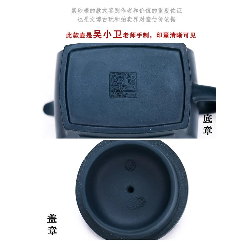 Full Handmade Yixing Zisha Teapot [Yun Jing Rui Shou] (Tian Qing Ni - 230ml) - YIQIN TEA HOUSE | yiqinteahouse.com | 200-300ml, full handmade zisha teapot, new arrival, teapot, teaware