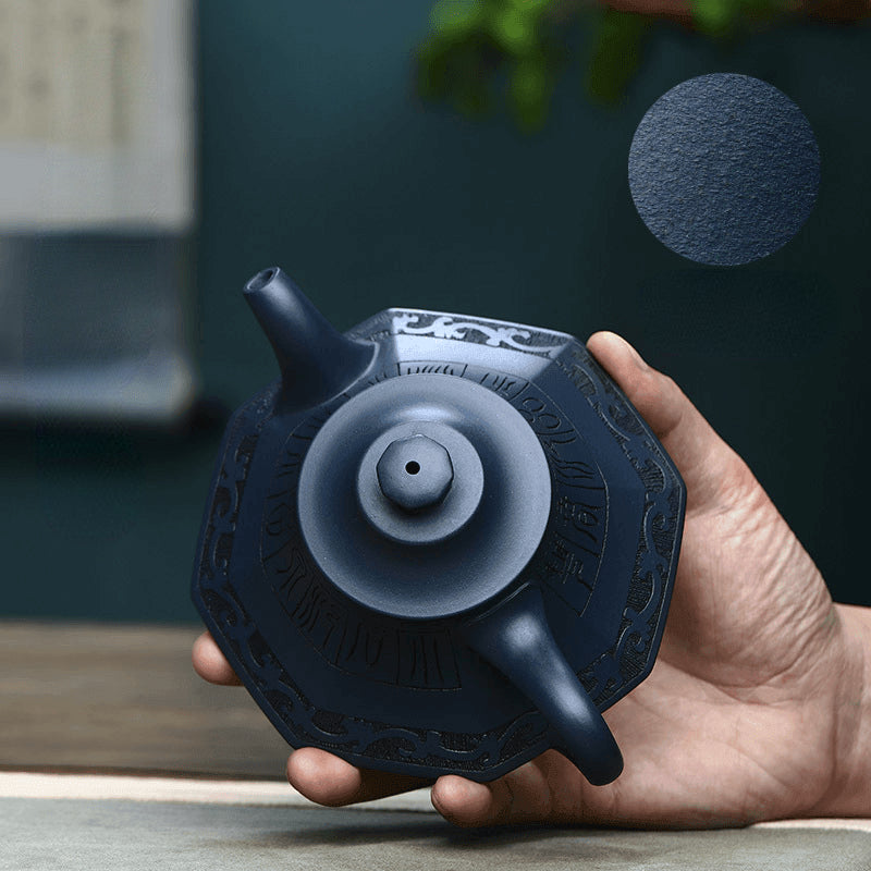 Full Handmade Yixing Zisha Teapot [Yun Lu Zhi Chun] (Tian Qing Ni - 260ml) - YIQIN TEA HOUSE | yiqinteahouse.com | 200-300ml, full handmade zisha teapot, new arrival, teapot, teaware