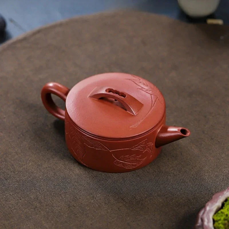 Teko Zisha Yixing Buatan Tangan Sepenuhnya [Zhi Qiu Hanwa] (Hong Pi Long - 210ml)