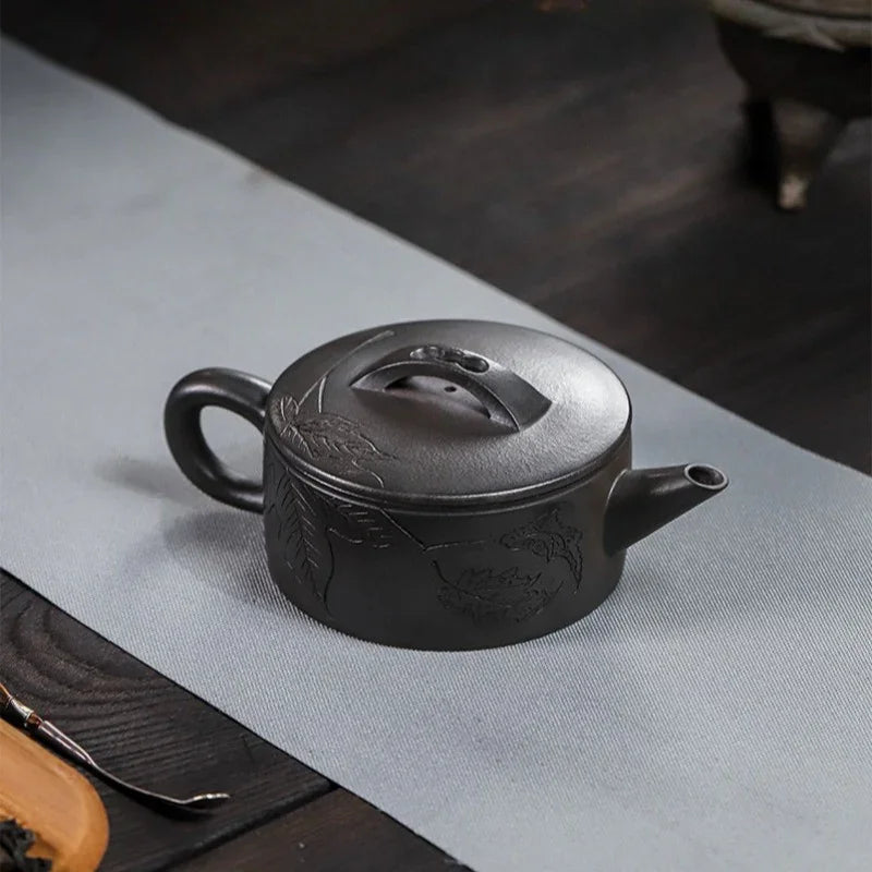 Teko Zisha Yixing Buatan Tangan Sepenuhnya [Zhi Xiang Hanwa] (Tian Qing Ni - 200ml)