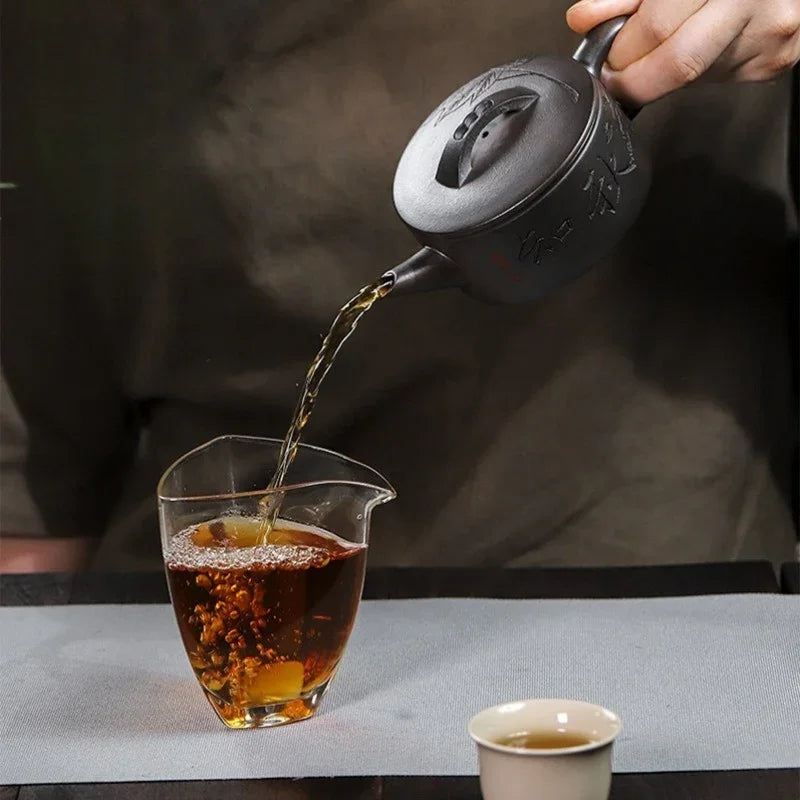 Teko Zisha Yixing Buatan Tangan Sepenuhnya [Zhi Xiang Hanwa] (Tian Qing Ni - 200ml)