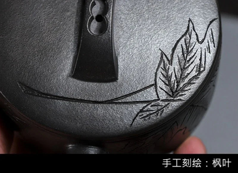 Teko Zisha Yixing Buatan Tangan Sepenuhnya [Zhi Xiang Hanwa] (Tian Qing Ni - 200ml)