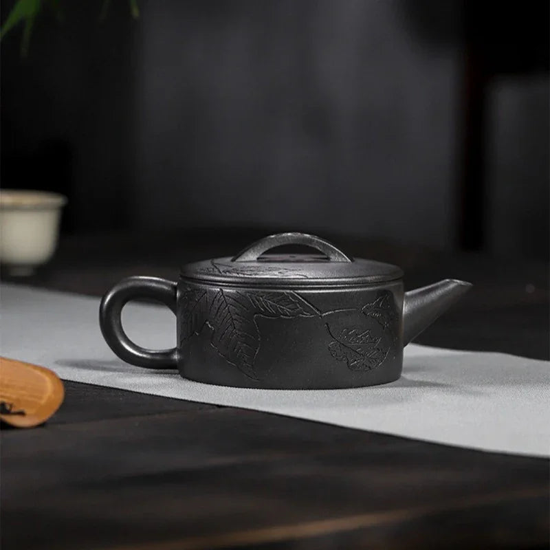 Teko Zisha Yixing Buatan Tangan Sepenuhnya [Zhi Xiang Hanwa] (Tian Qing Ni - 200ml)