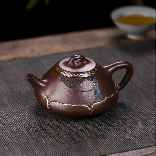 Full Handmade Yixing Zisha Teapot [Zhi Yu Shao Feng] (Lao Zi Ni - 300ml) - YIQIN TEA HOUSE | yiqinteahouse.com | 200-300ml, full handmade zisha teapot, new arrival, teapot, teaware