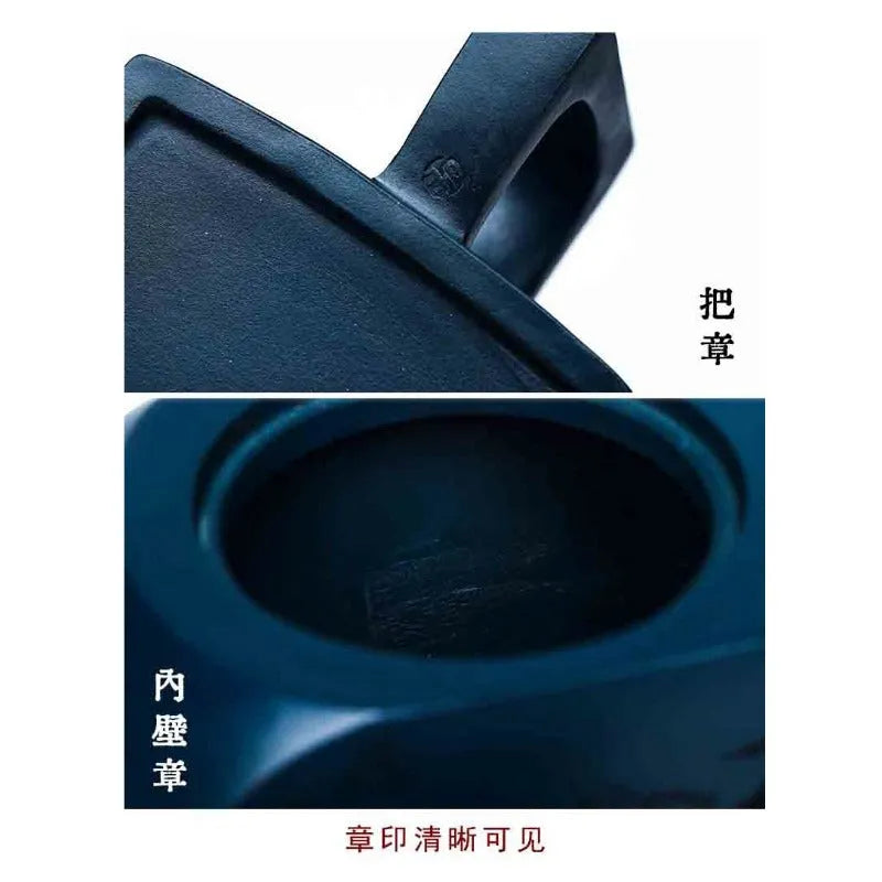 Full Handmade Yixing Zisha Teapot [Zhi Zai Sifang] (Tian Qing Ni - 410ml) - YIQIN TEA HOUSE | yiqinteahouse.com | >300ml, full handmade zisha teapot, new arrival, teapot, teaware