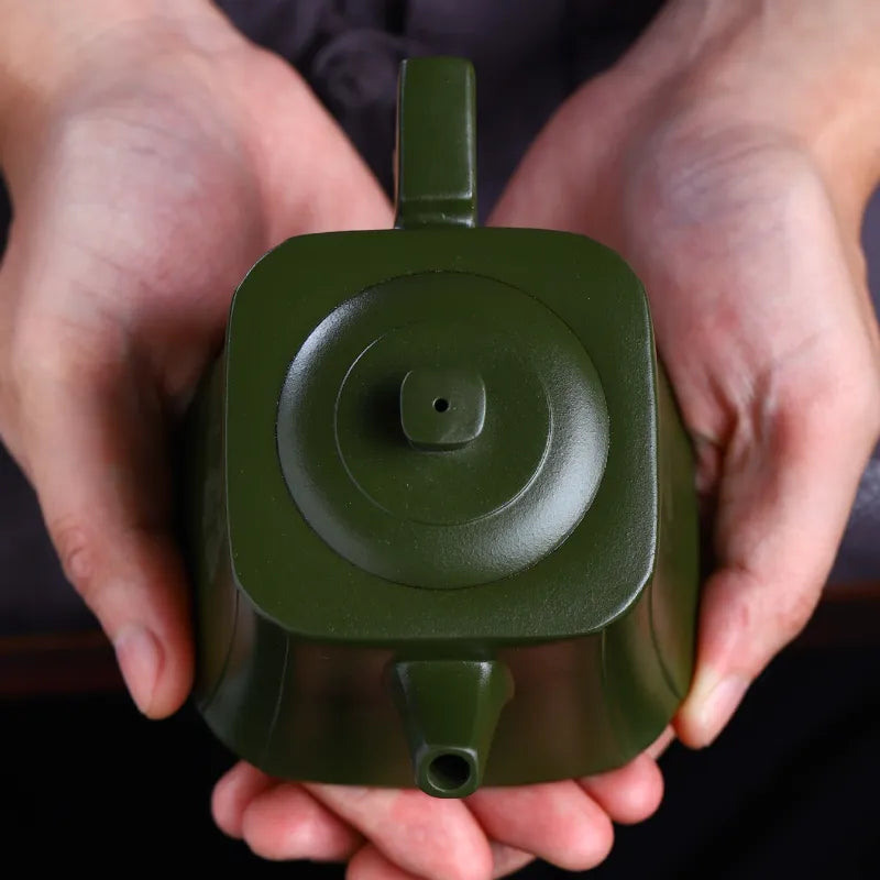 Full Handmade Yixing Zisha Teapot [Zhizu Changle] (Douqing Sha - 260ml) - YIQIN TEA HOUSE | yiqinteahouse.com | 200-300ml, full handmade zisha teapot, new arrival, teapot, teaware