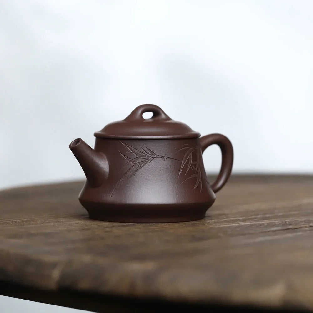 Teko Zisha Yixing Buatan Tangan Sepenuhnya [Zhu Chu Pot] (Lao Zi Ni - 170ml)