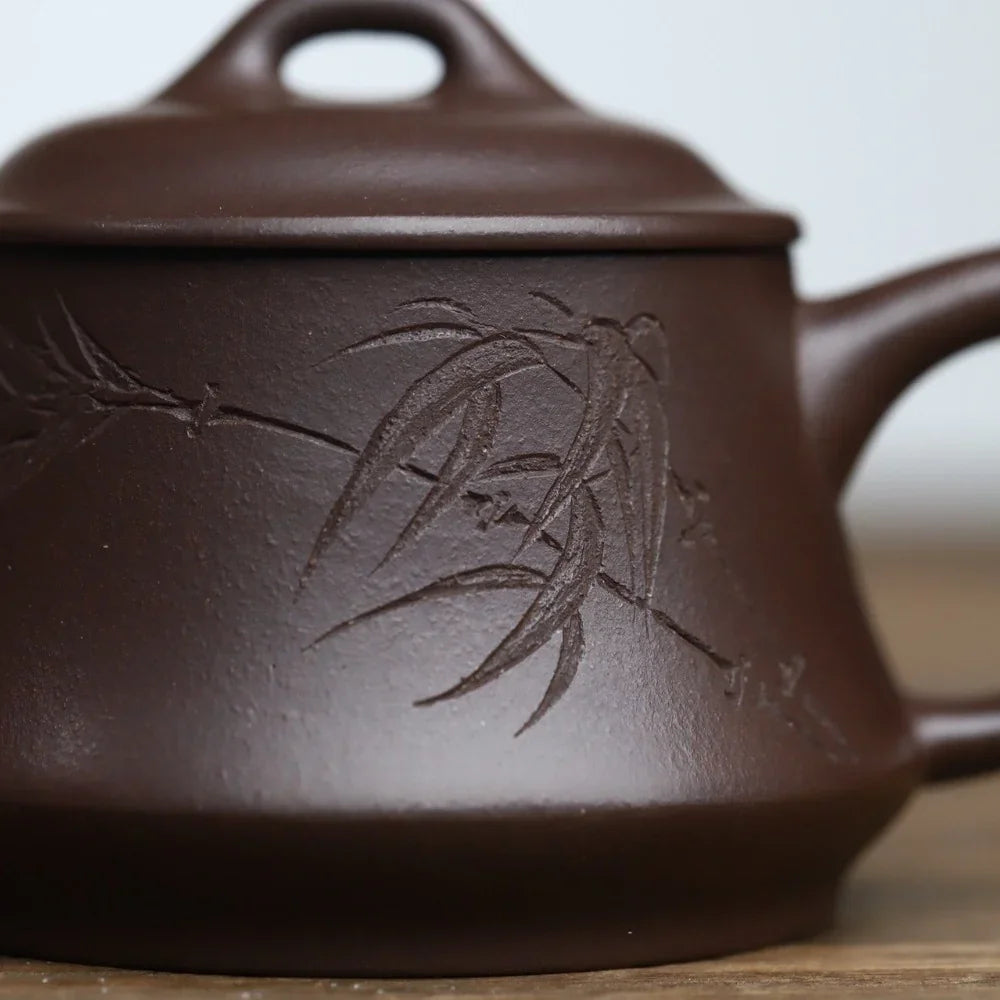 Teko Zisha Yixing Buatan Tangan Sepenuhnya [Zhu Chu Pot] (Lao Zi Ni - 170ml)