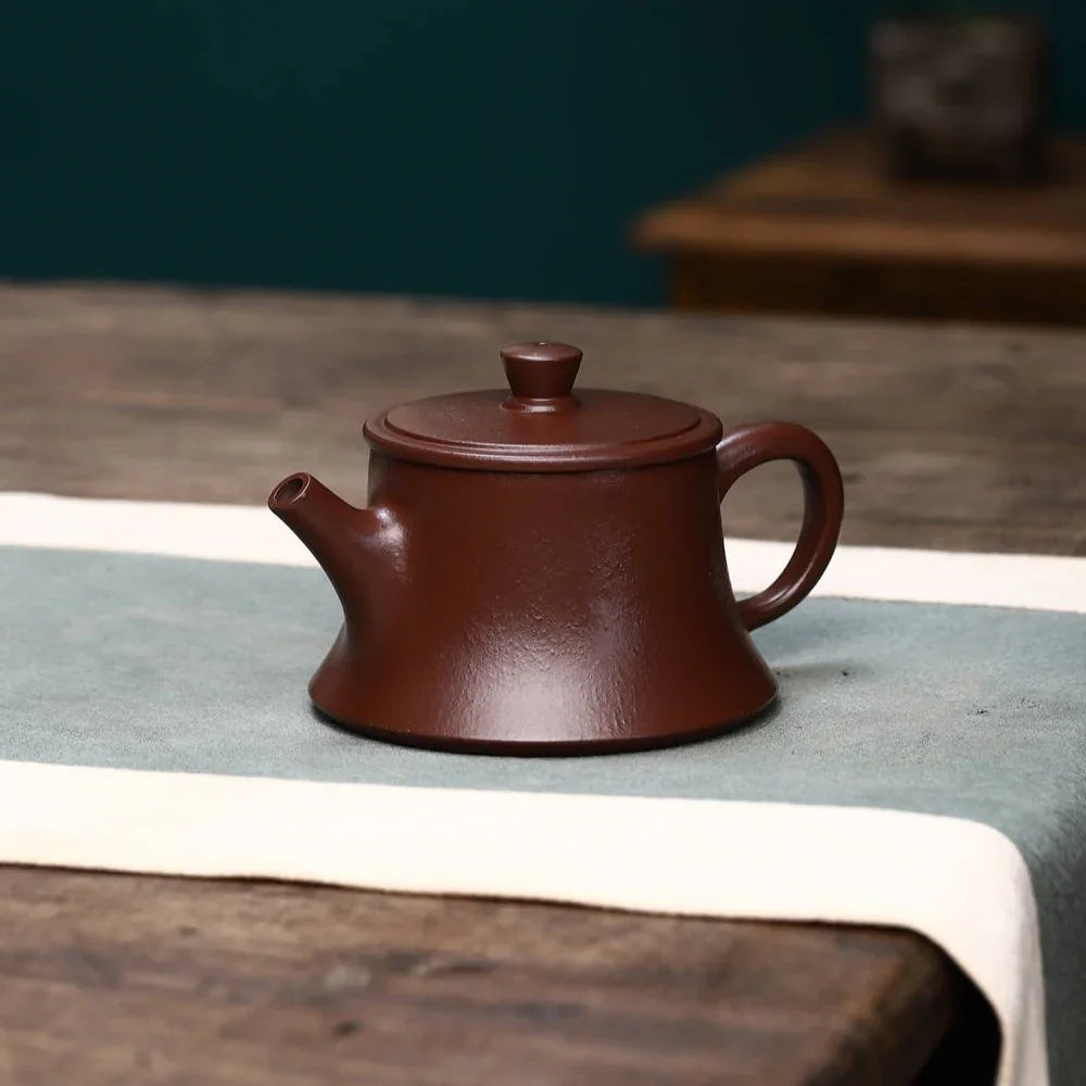 Teko Zisha Yixing Buatan Tangan Sepenuhnya [Zhu Chu Pot] (Zi Ni - 200ml)