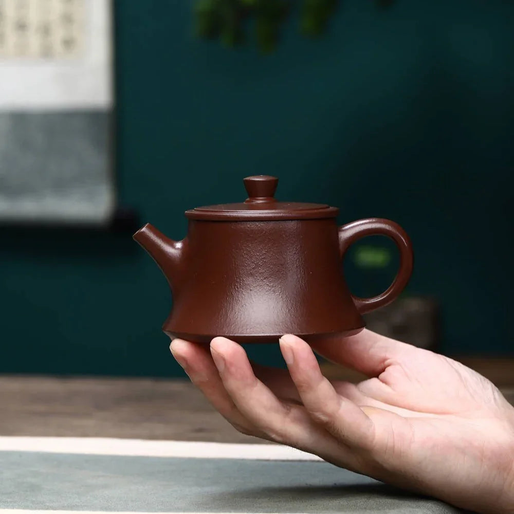 Teko Zisha Yixing Buatan Tangan Sepenuhnya [Zhu Chu Pot] (Zi Ni - 200ml)
