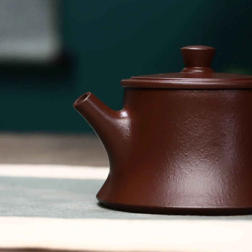 Teko Zisha Yixing Buatan Tangan Sepenuhnya [Zhu Chu Pot] (Zi Ni - 200ml)