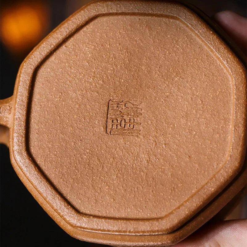 Full Handmade Yixing Zisha Teapot [Zhu Ying] (Jin Jiang Po Ni - 280ml) - YIQIN TEA HOUSE | yiqinteahouse.com | 200-300ml, full handmade zisha teapot, teapot, teaware