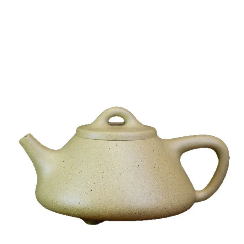 Teko Zisha Yixing Buatan Tangan Sepenuhnya [Ziye Shi Piao Pot] (Bensan Lu Ni - 260ml)