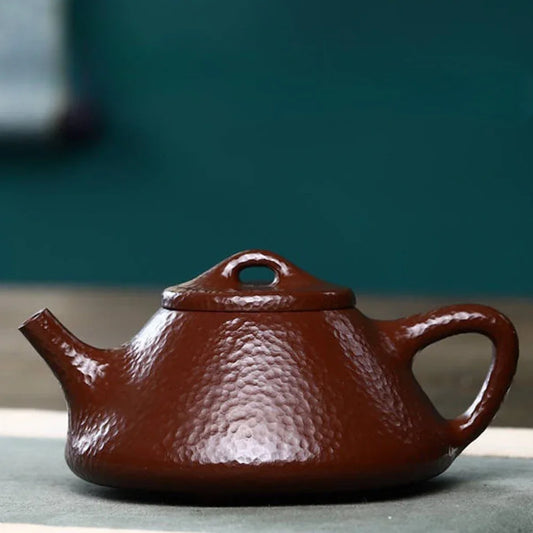 Teko Zisha Yixing Buatan Tangan Sepenuhnya [Ziye Shi Piao Pot] (Lao Zi Ni - 200ml)