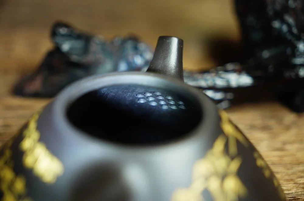 Full Handmade Yixing Zisha Teapot [Ziye Shi Piao Pot] (Shi Huang - 240ml) - YIQIN TEA HOUSE | yiqinteahouse.com | 200-300ml, full handmade zisha teapot, teapot, teaware
