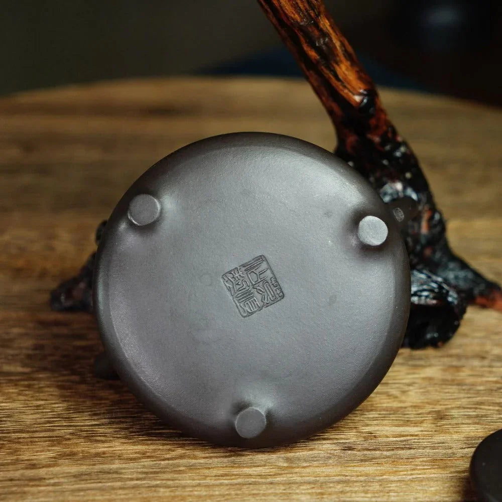 Full Handmade Yixing Zisha Teapot [Ziye Shi Piao Pot] (Shi Huang - 240ml) - YIQIN TEA HOUSE | yiqinteahouse.com | 200-300ml, full handmade zisha teapot, teapot, teaware