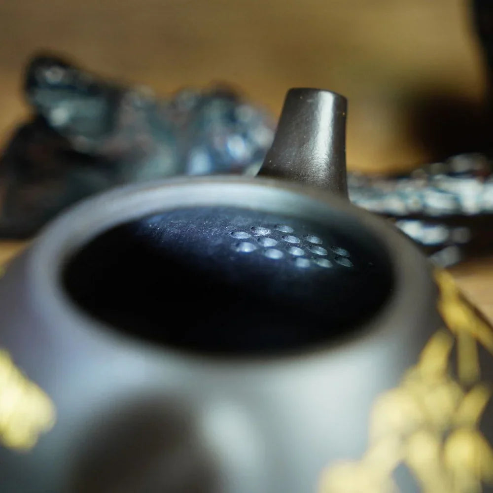 Full Handmade Yixing Zisha Teapot [Ziye Shi Piao Pot] (Shi Huang - 240ml) - YIQIN TEA HOUSE | yiqinteahouse.com | 200-300ml, full handmade zisha teapot, teapot, teaware