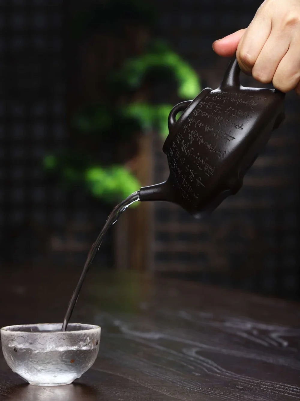 Teko Zisha Yixing Buatan Tangan Sepenuhnya [Ziye Shi Piao Pot] (Shi Huang - 280ml)