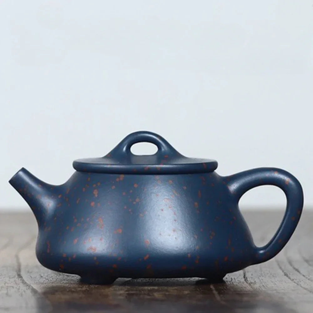 Teko Zisha Yixing Buatan Tangan Sepenuhnya [Ziye Shi Piao Pot] (Tian Cui Sha - 170ml)