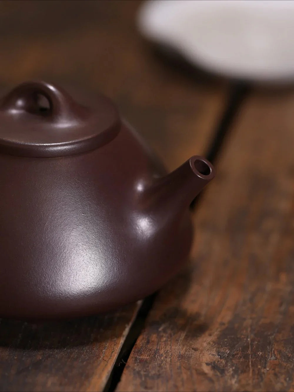 Teko Zisha Yixing Buatan Tangan Sepenuhnya [Ziye Shi Piao Pot] (Zi Ni - 240/320ml)