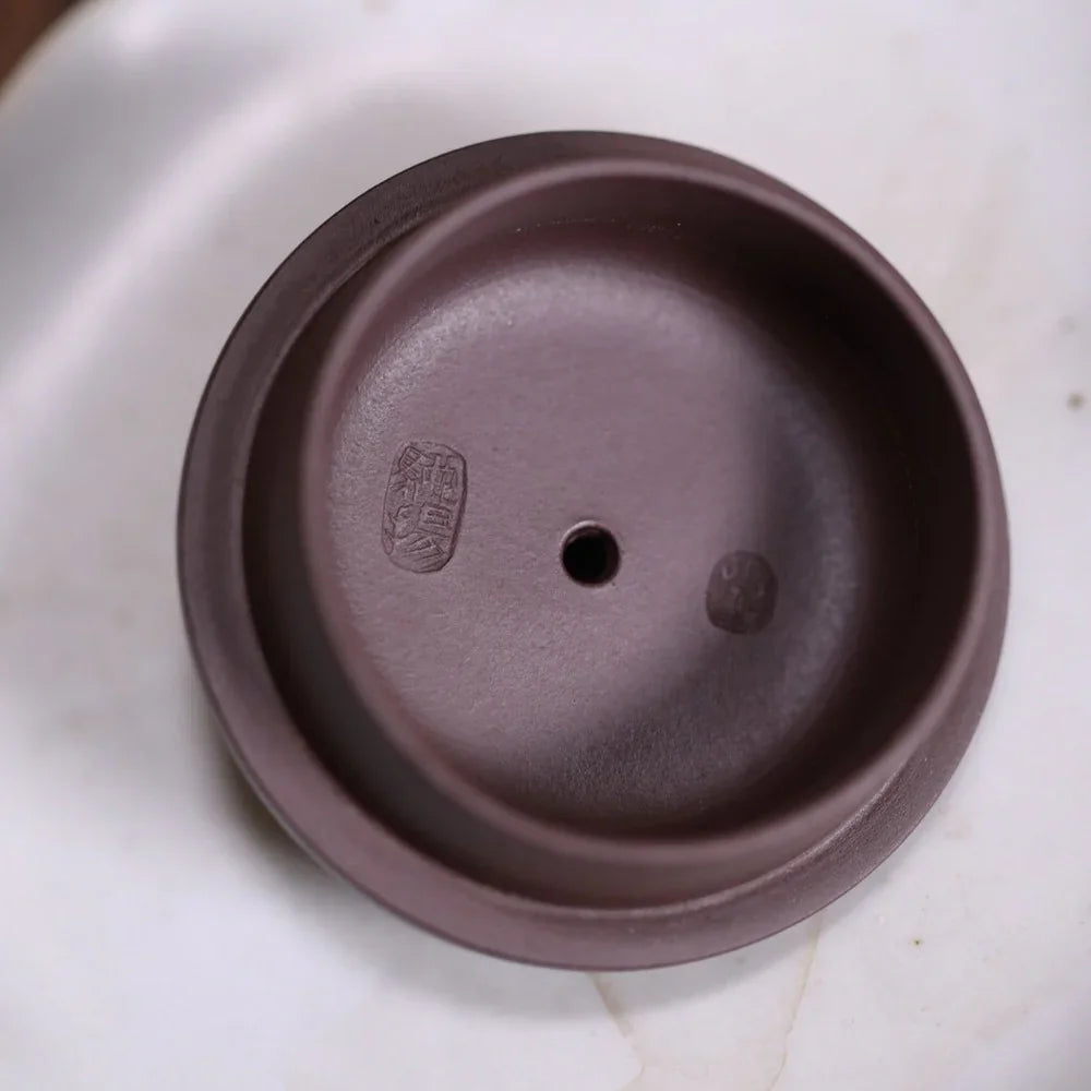 Teko Zisha Yixing Buatan Tangan Sepenuhnya [Ziye Shi Piao Pot] (Zi Ni - 240/320ml)