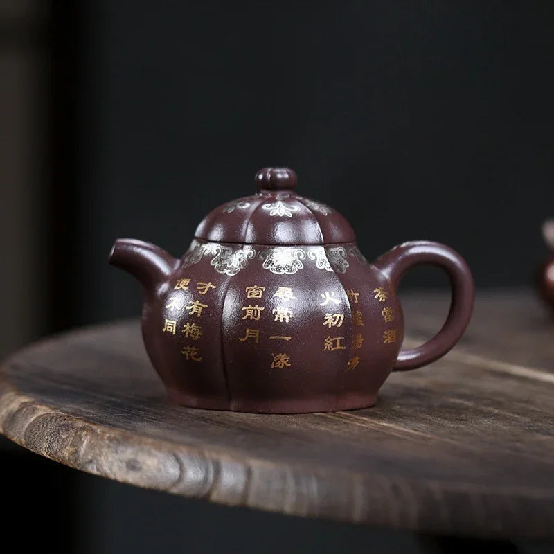 Teko Zisha Yixing Buatan Tangan Sepenuhnya [Zuo Yu] (Zi Ni - 250ml)
